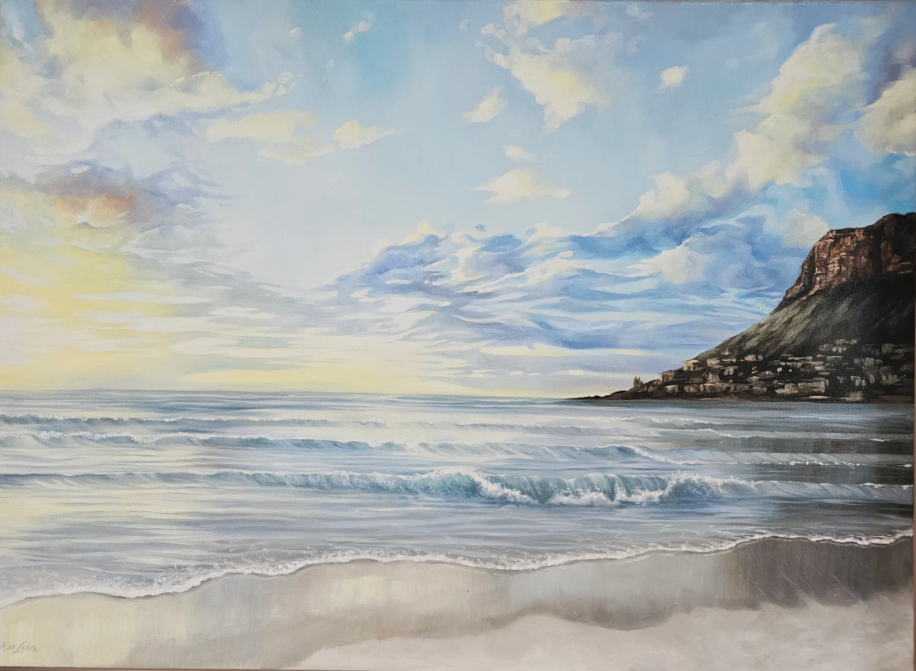 Fish Hoek Sunrise, 2015, Oil on Linen