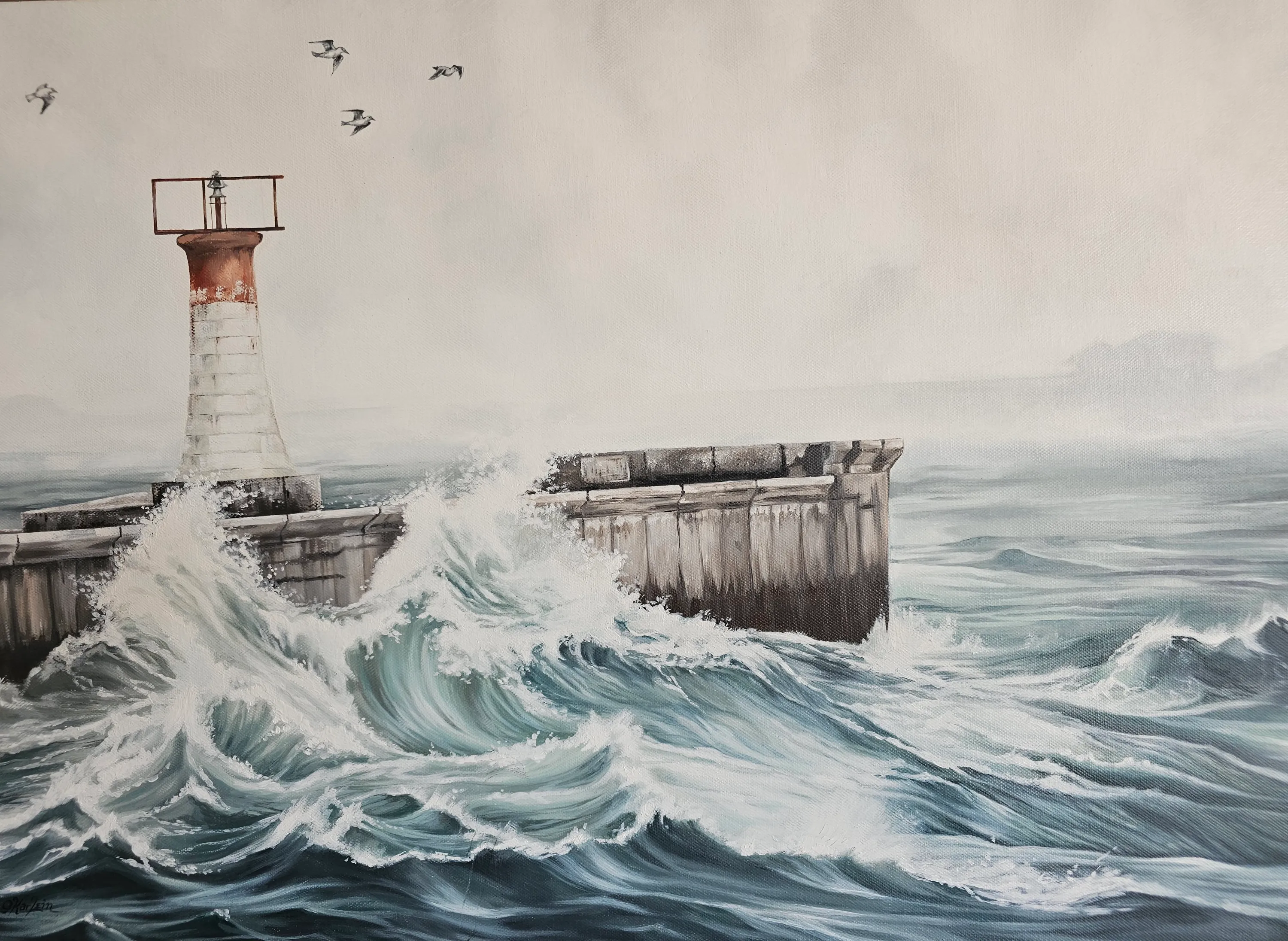 Kalk bay, 2015, Oil on Linen